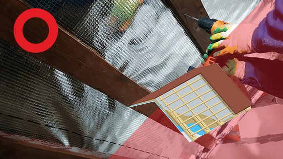 A párazáró fólia alkalmazása