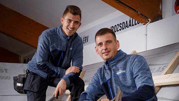 Tetőfedő világbajnokságra készül a magyar csapat a Masterplast támogatásával.